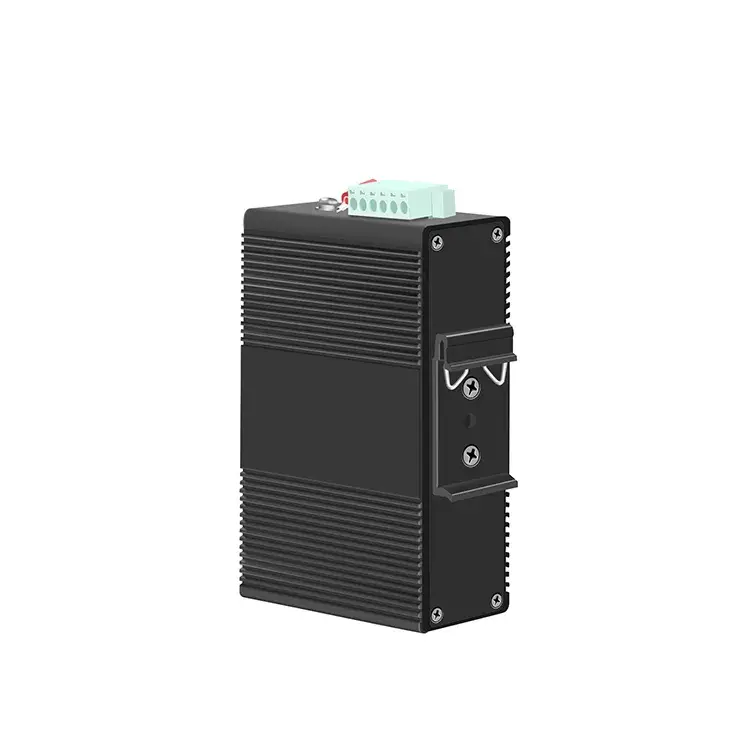 Bộ chuyển đổi Poe Ethernet nhanh công nghiệp từ 10/100base-Tx đến 100base-Fx (TX1310/RX1550nm SMF 20km Đơn SC)