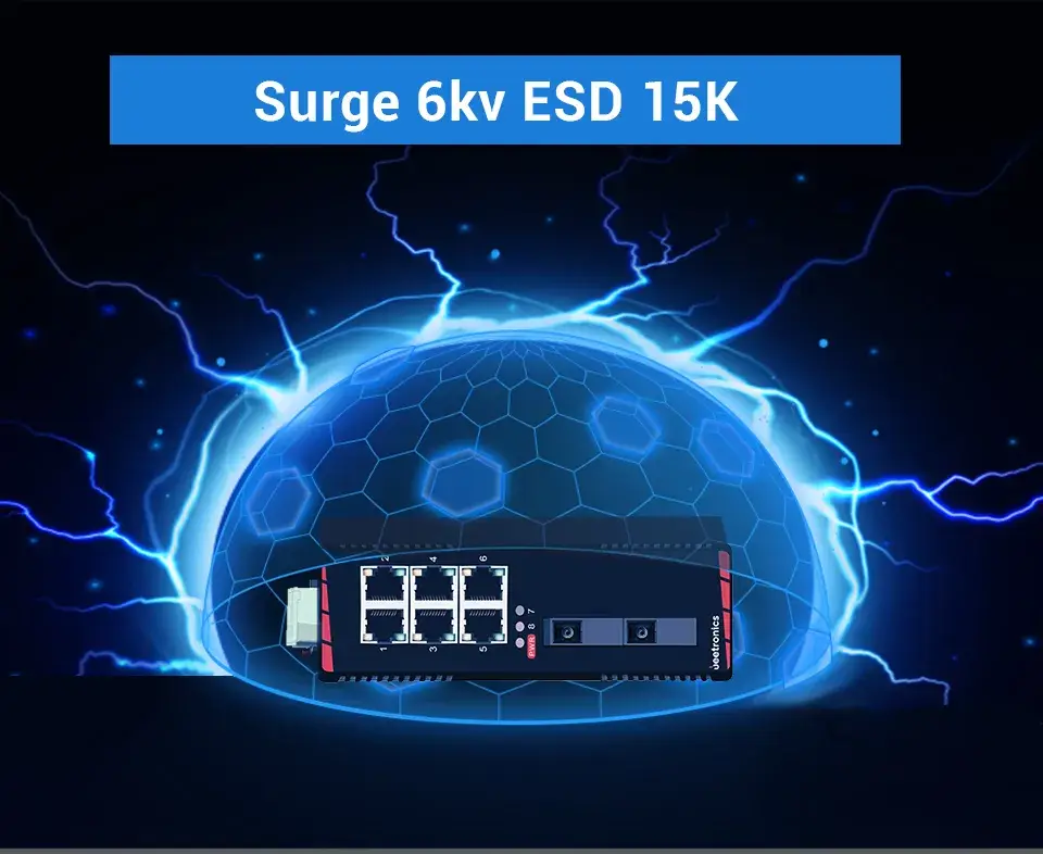 Bộ chuyển đổi Poe Ethernet nhanh công nghiệp từ 10/100base-Tx đến 100base-Fx (TX1310/RX1550nm SMF 20km Đơn SC) hình ảnh 10-description