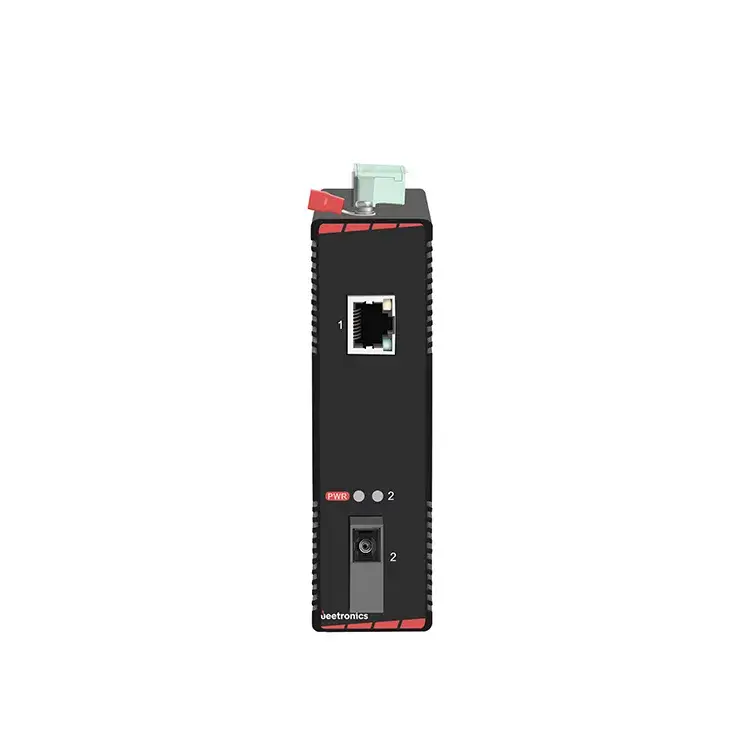 Bộ chuyển đổi Poe Ethernet nhanh công nghiệp từ 10/100base-Tx đến 100base-Fx (TX1310/RX1550nm SMF 20km Đơn SC)