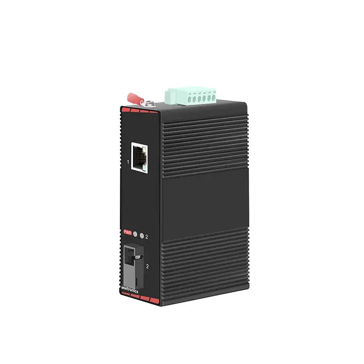 Bộ chuyển đổi Poe Ethernet nhanh công nghiệp từ 10/100base-Tx đến 100base-Fx (TX1310/RX1550nm SMF 20km Đơn SC)
