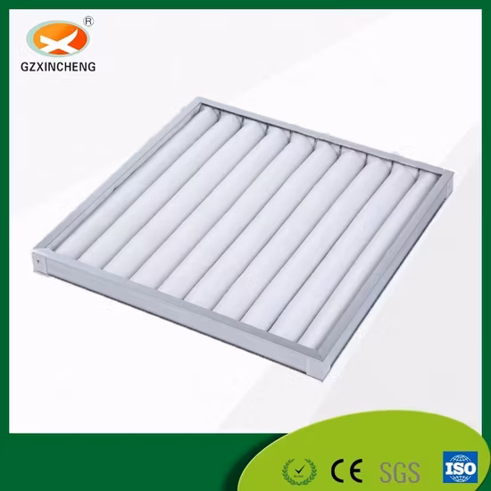 Bộ lọc không khí hiệu suất chính panel pleated với lưới kim loại hình ảnh 1-description