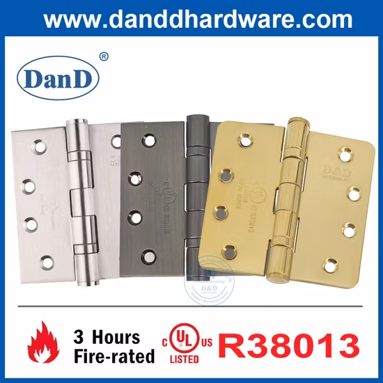 Bản lề cửa gỗ chống cháy bạc mờ với thiết kế bi bạc bền bỉ hình ảnh 1-description