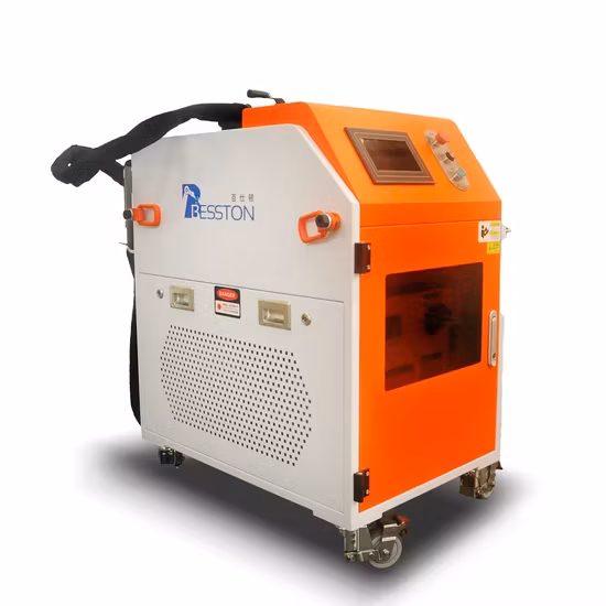 Máy làm sạch sơn, dầu và lớp phủ bằng công nghệ laser xung thân thiện với môi trường hình ảnh 1-description