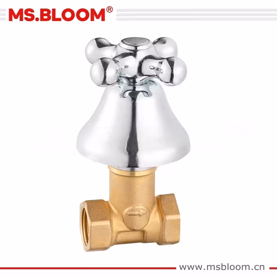 Van dừng ren bằng đồng có lớp mạ niken chống sét hình ảnh 1-description
