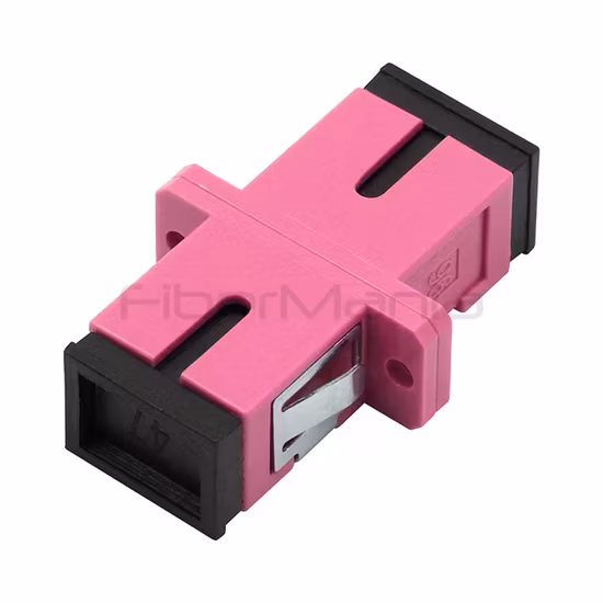 Bộ chuyển đổi quang học đa chế độ Simplex SC-SC OM4 màu tím - Sản phẩm chất lượng cao hình ảnh 1-description