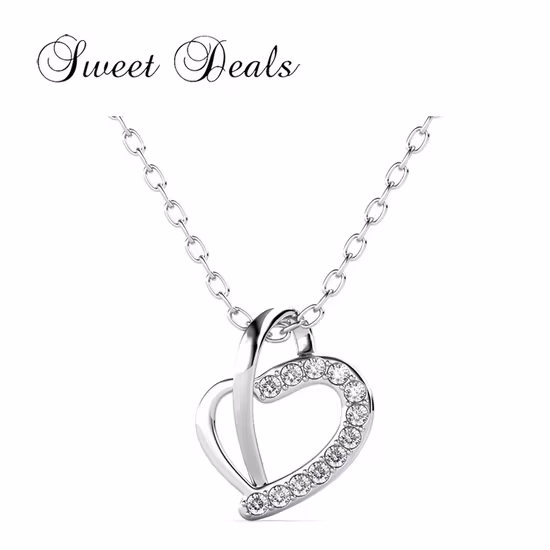 Dây chuyền pendant hình trái tim chất lượng, phụ kiện thời trang phong cách cho phái đẹp hình ảnh 1-description