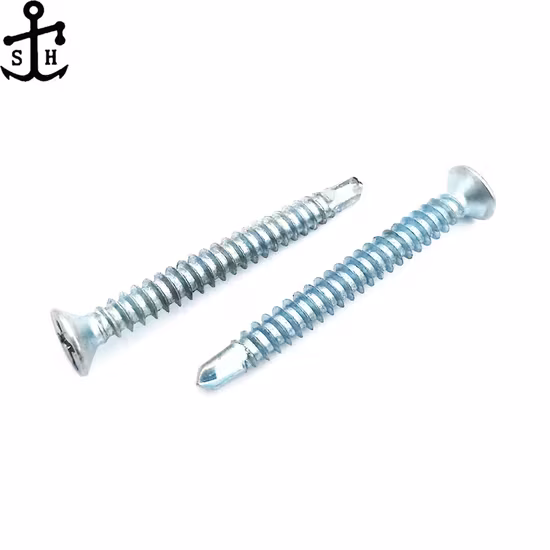 Ốc vít đầu chìm ISO 15482 chất lượng cao, có ren vít tự khoan - Sản xuất tại Trung Quốc hình ảnh 1-description