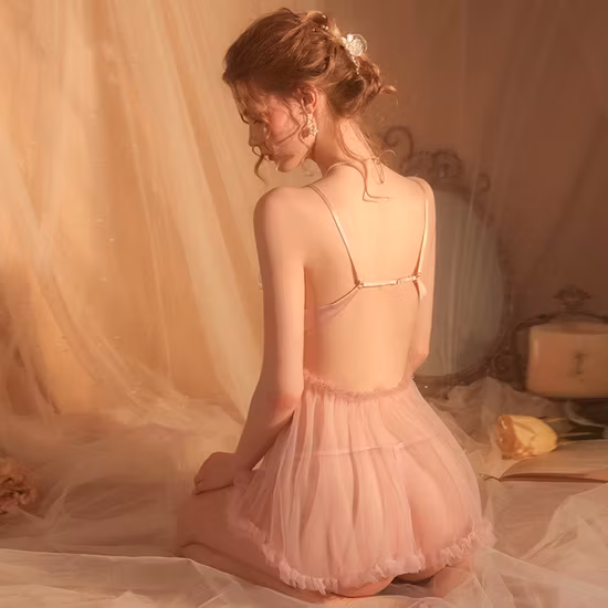 Bộ đồ lót dành cho phụ nữ trưởng thành, thiết kế babydoll ngọt ngào và quyến rũ