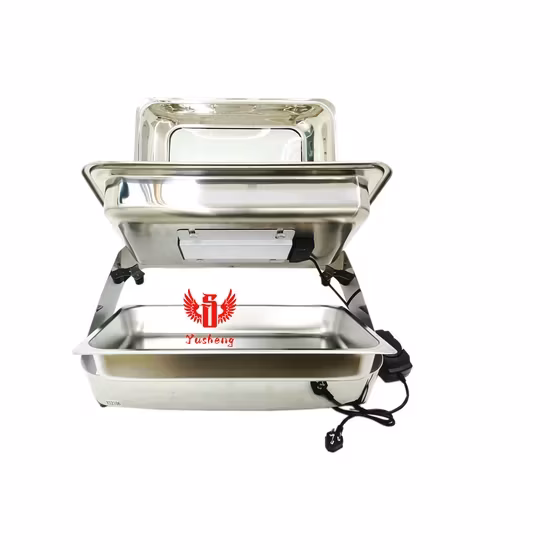 Bát giữ nhiệt hình chữ nhật làm từ sứ cao cấp màu bạc hình ảnh 1-description