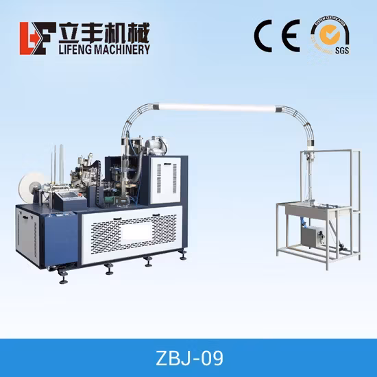 Máy làm cốc giấy tốc độ cao Zbj-09 cho cốc lớn - Tăng năng suất sản xuất hình ảnh 1-description