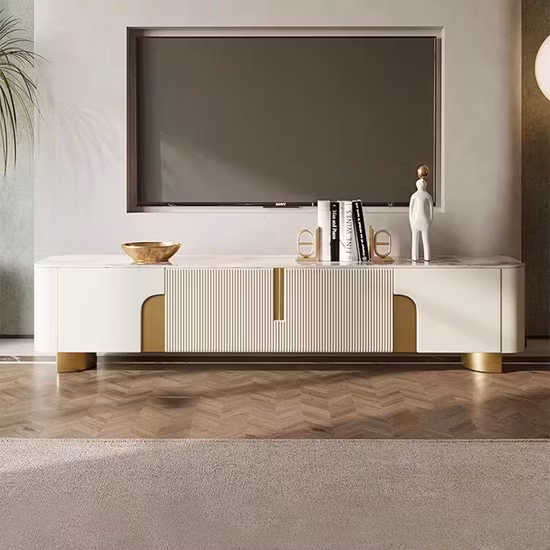 Nova - Bàn đứng tivi mặt đá thiết kế đơn giản, phù hợp cho phòng khách và nội thất phòng ngồi hình ảnh 1-description