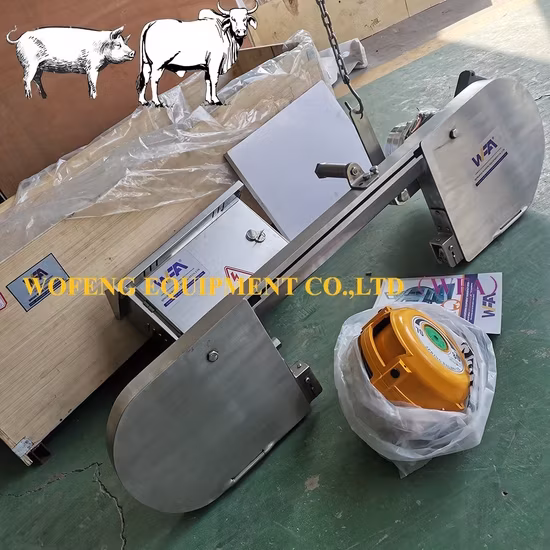Máy giết mổ heo chất lượng cao, thiết bị chế biến thịt heo hiệu quả, cưa phân nửa thân heo cho máy chế biến thịt heo
