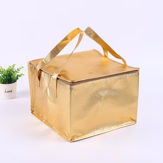 Túi giữ lạnh lớn dễ gấp cho thực phẩm và bánh, túi cách nhiệt đa năng cho nam và nữ hình ảnh 1-description