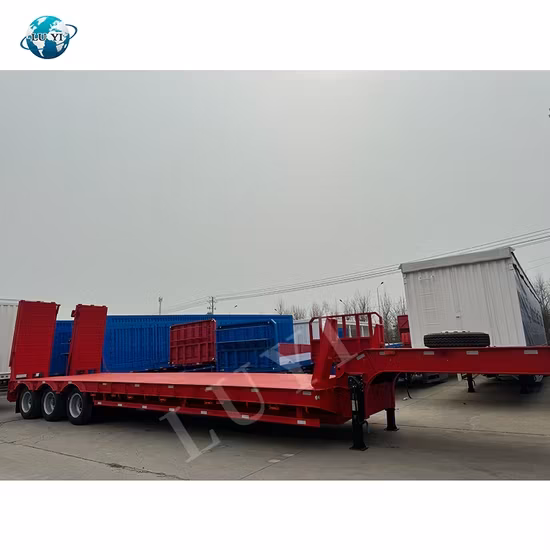Xe moóc thấp: Lựa chọn hàng đầu cho vận chuyển máy móc nặng
