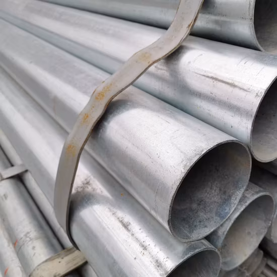 Ống thép mạ kẽm ERW ASTM Q235, ren và rãnh, sơn mạ kẽm trước - Kích thước 2 inch BS138 hình ảnh 1-description