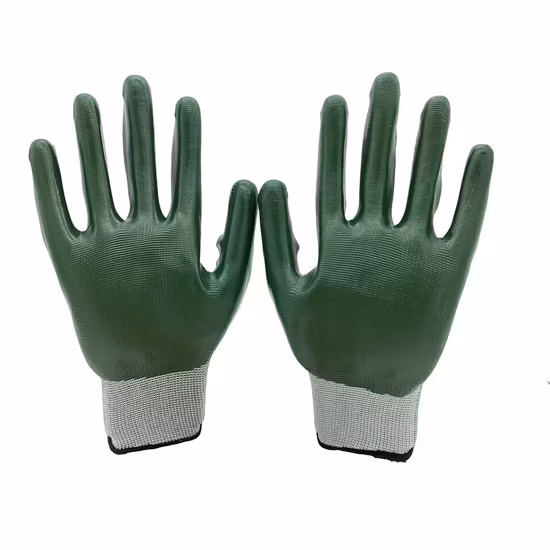 Chỉ còn Limited! Găng tay bảo hộ chống va đập và rung 13G với lớp lót nylon đan, lòng bàn tay phủ nitrile nhám - Đồ bảo hộ công việc cần thiết