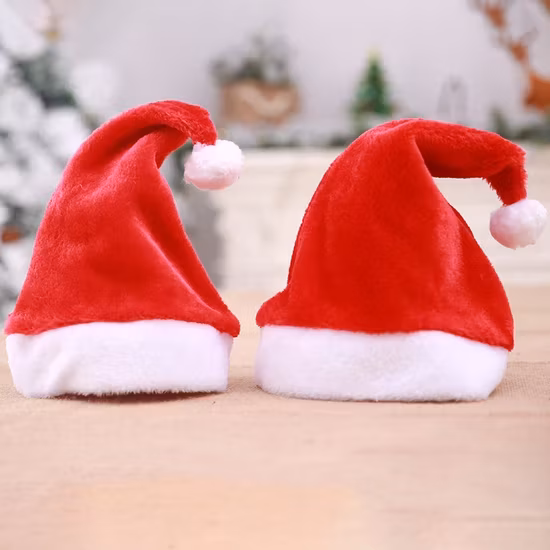 Mũ Giáng Sinh Sang Trọng Bằng Nhung Đa Dạng Mẫu Mã Dành Cho Cả Trẻ Em và Người Lớn hình ảnh 1-description