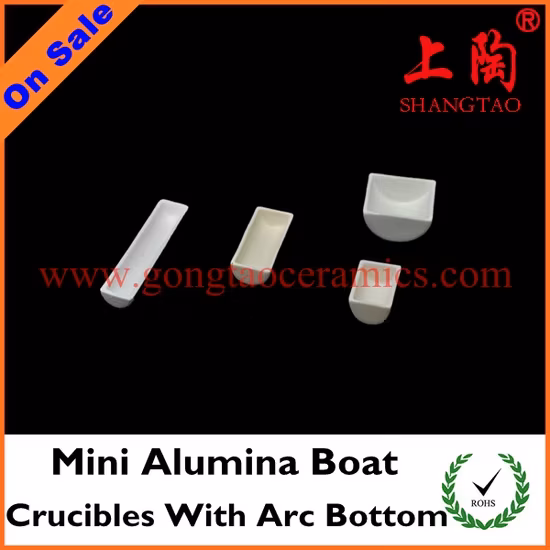 Bát nhôm mini crucible với thiết kế đáy cong độc đáo hình ảnh 1-description