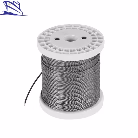 Cáp dây thép mạ kẽm chất lượng tốt phục vụ cho cần cẩu tháp trên tàu