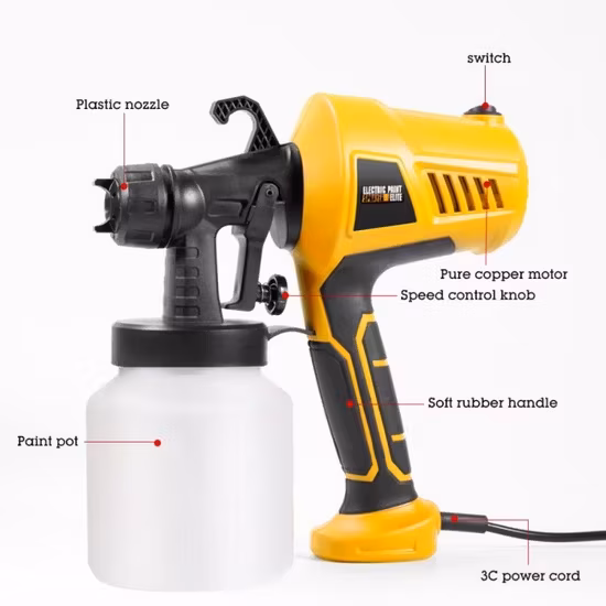 Máy phun sơn điện Tolhit 120V 230V 400W HVLP - Thiết bị chất lượng cao