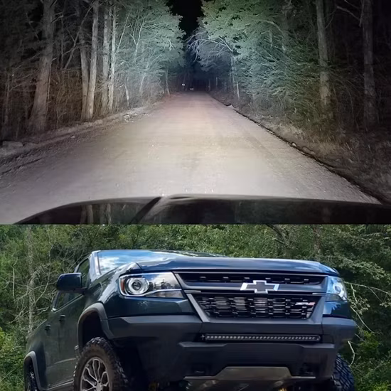 Đèn LED thanh đơn hàng cho SUV, xe tải địa hình Jeep - Tự chọn kích thước và công suất phát sáng
