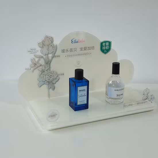 Thiết kế trưng bày acrylic trắng cho sự giới thiệu sản phẩm thanh lịch và tinh tế hình ảnh 1-description