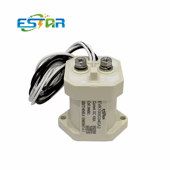 Rơ le EVK100 DC 100A 12-1000VDC Cuộn 24V - Thiết bị Công tắc điện áp cao hình ảnh 1-description