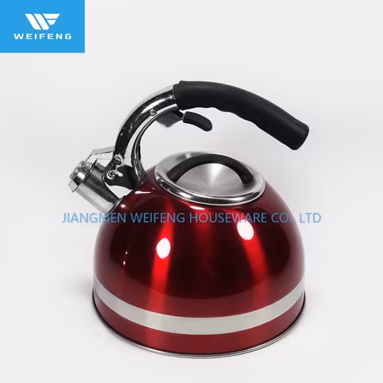 Đun nước inox không gỉ tùy chỉnh - Sản phẩm bán buôn chất lượng với thiết kế màu đỏ độc đáo hình ảnh 1-description