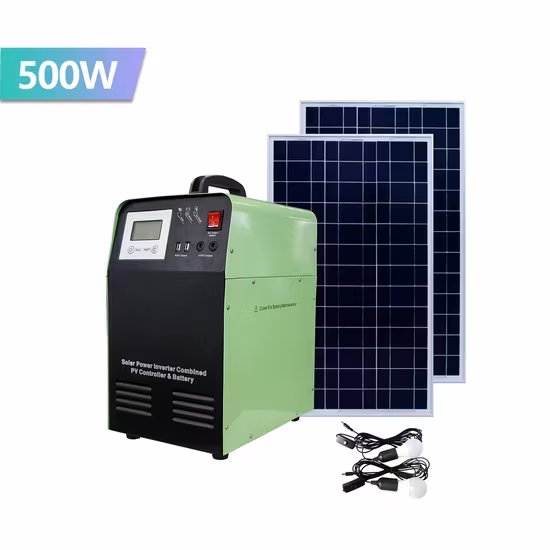 Giải pháp năng lượng mặt trời cho gia đình 500W, hệ thống điện AC/DC và sóng sine thuần hình ảnh 1-description