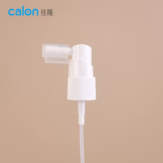 Bình xịt nước súc miệng kiểu nhấn, vòi dài, xịt sương mịn, bình xịt mũi miệng chất liệu nhựa 18/410