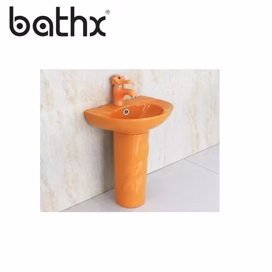 Bồn rửa tay và chân trẻ em bằng sứ chất lượng cao, thiết kế một khối