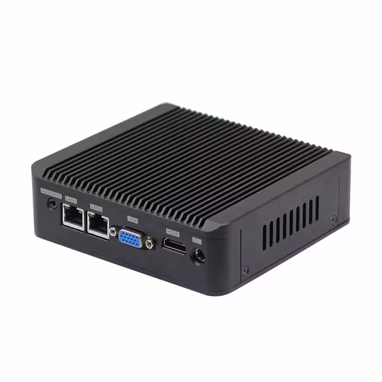 Máy tính công nghiệp không quạt N5000 2LAN DDR4 2COM - Thiết bị nhỏ gọn cho môi trường công nghiệp