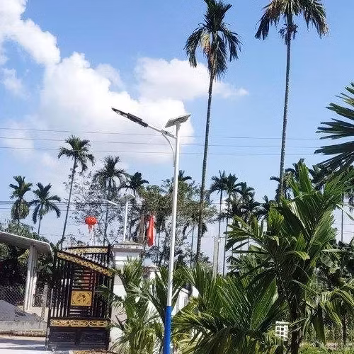 Giải pháp chiếu sáng đường phố sử dụng năng lượng mặt trời và cảm biến chuyển động cho cộng đồng hình ảnh 1-description