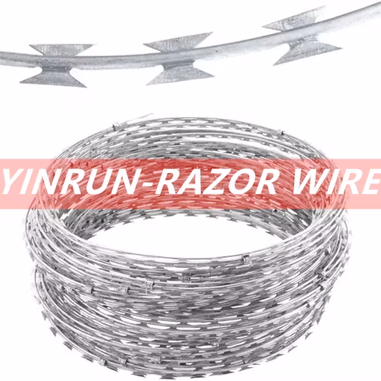 Dây chống xâm nhập kẽm gai chất lượng cao để bảo vệ ranh giới tài sản an toàn