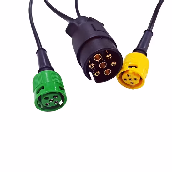 Bộ dây cáp đèn hậu LED cho xe tải, sử dụng đầu nối 7 chân