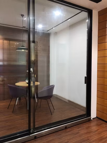 Cửa kính trượt nhôm thiết kế khung mỏng sang trọng