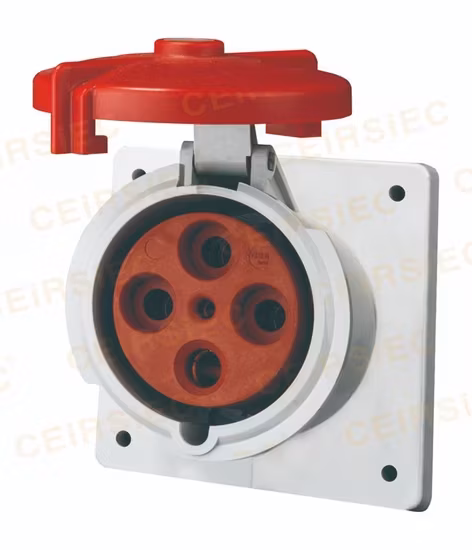 Ổ cắm công nghiệp 125A IP67 3 pha + E cho hộp nhựa - Sản phẩm chất lượng hình ảnh 1-description
