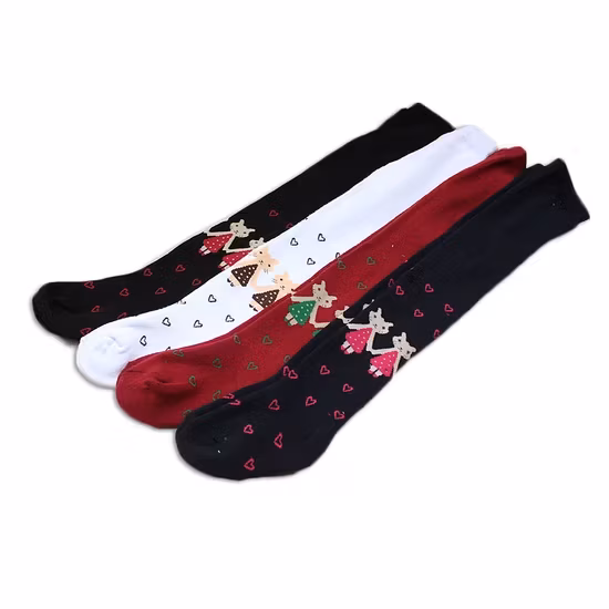 Quần Tất Cho Bé Gái Siêu Mềm, Chất Liệu Cotton Đan, Vừa Vớ Chân Chắc Chắn hình ảnh 1-description