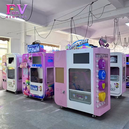 Máy bán kẹo bông di động thiết kế đa năng, đảm bảo dịch vụ chuyên nghiệp mới