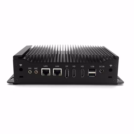 Máy tính không quạt chất lượng từ nhà sản xuất OEM Hystou H6 Core I5 3display Gpio RS232 Mini PC công nghiệp nhúng