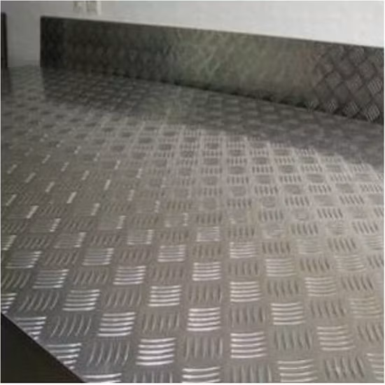 Tấm nhôm dập nổi cao cấp với hình thoi độc đáo cho các ứng dụng trong ngành công nghiệp hình ảnh 1-description