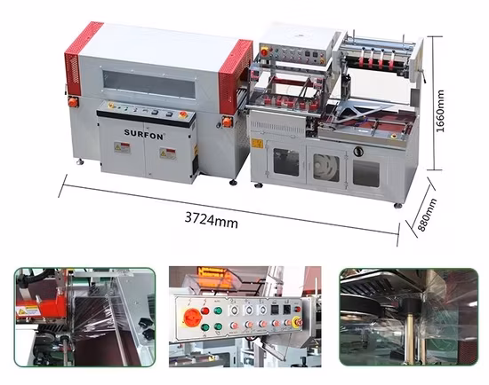 Hộp bánh quy được đóng gói tự động với công nghệ co nhiệt