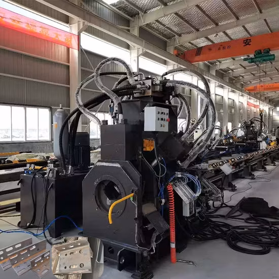 Máy CNC đa năng cho việc cắt, đánh dấu và khoan thép phẳng kênh góc hình ảnh 1-description