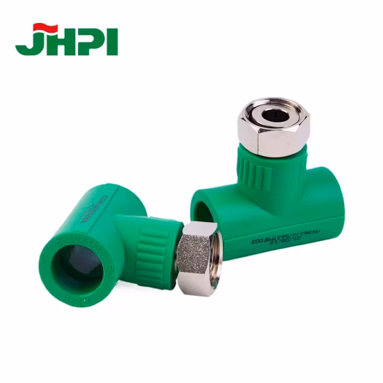 Ống nước xanh Ce chứng nhận, phù hợp với PPR Tee Ráp nối cho máy sưởi nước