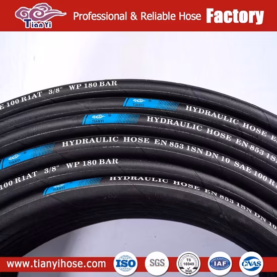 Dây thép bện xoắn ốc ống cao su thủy lực và phụ kiện, ống linh hoạt và hơi EPDM cho ứng dụng công nghiệp hình ảnh 1-description