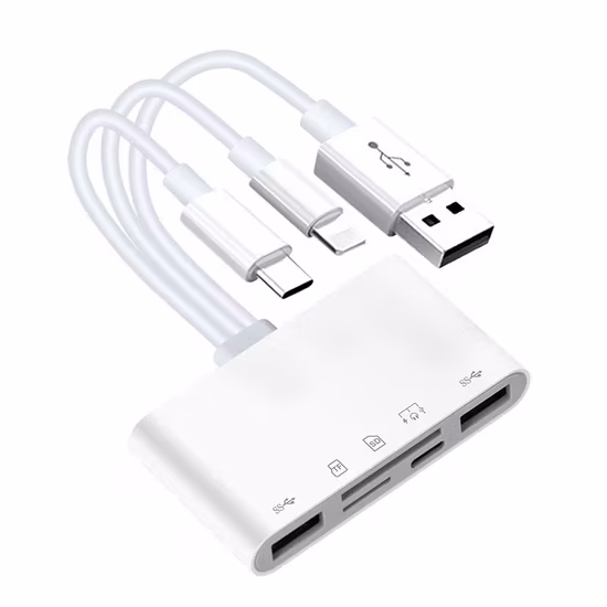 Đầu đọc thẻ nhớ SD TF bán buôn, thiết bị chuyển đổi USB Flash Drive OTG hình ảnh 1-description