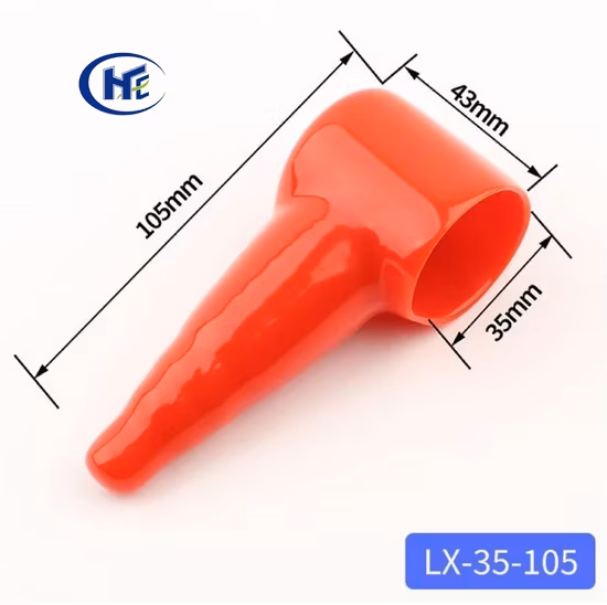 Bảo vệ pin RoHS từ 50mm2 đến 120mm2 với ống cao su mềm và nắp đầu cuối nhựa Lx-35-105 hình ảnh 1-description