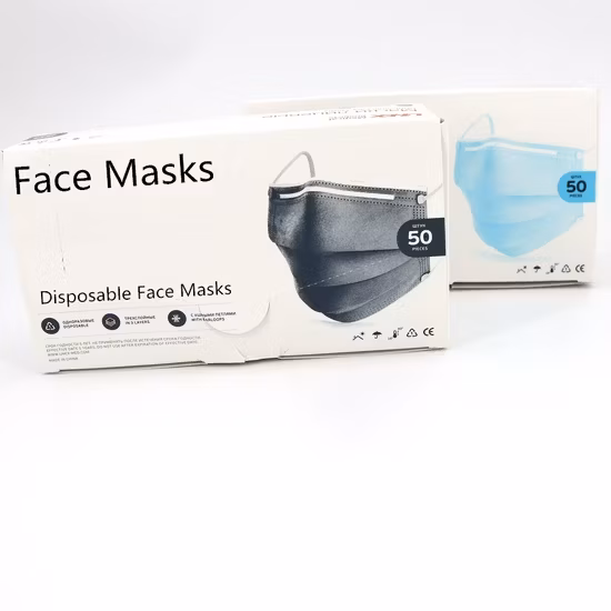 50 khẩu trang che mặt unisex, sản phẩm chăm sóc sức khỏe chất lượng cao hình ảnh 1-description