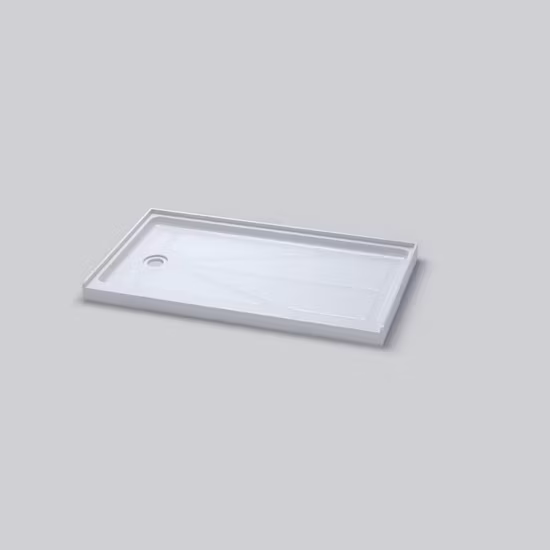 Bồn tắm acrylic chống trượt, thiết kế đứng hình chữ nhật cho phòng tắm cao cấp