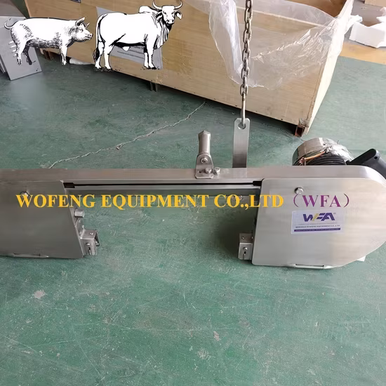 Máy giết mổ heo chất lượng cao, thiết bị chế biến thịt heo hiệu quả, cưa phân nửa thân heo cho máy chế biến thịt heo hình ảnh 1-description